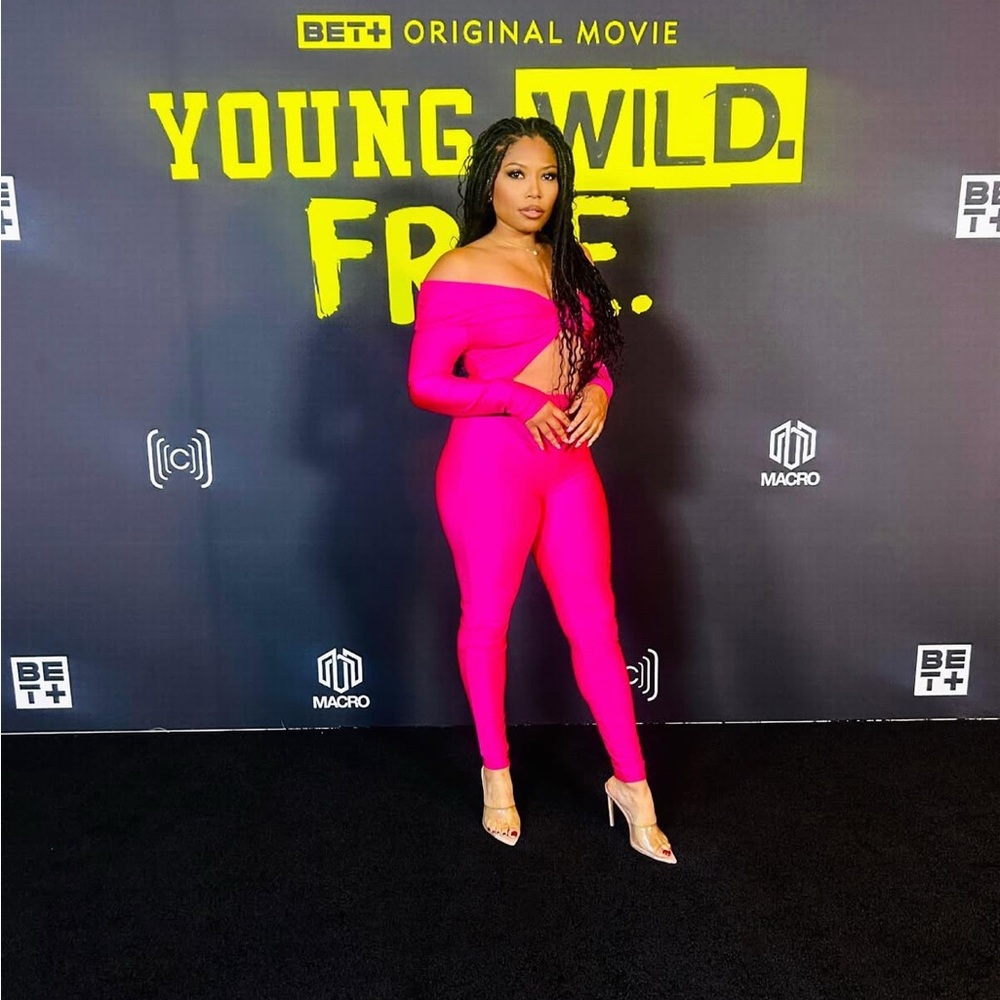 Vibrant Pink Off-Shoulder Jumpsuit